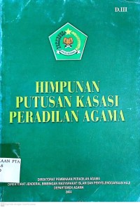 Image of Himpunan Putusan Kasasi Peradilan Agama