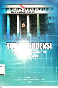Image of YURISPRUDENSI MAHKAMAH AGUG RI